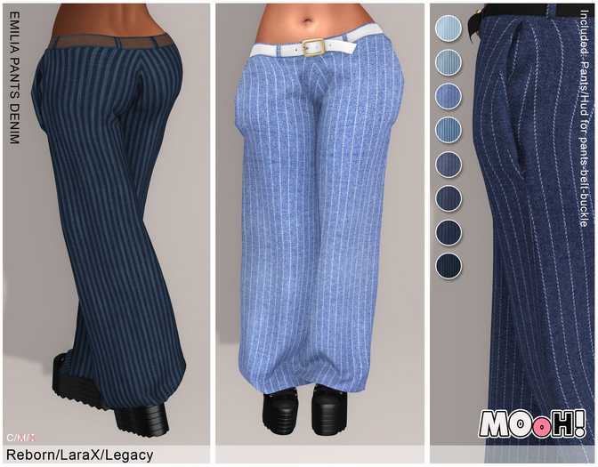 MOoH! Emilia pants denim (Add)