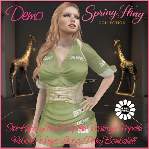 DEMO GoodVibes Spring Corset Dress 