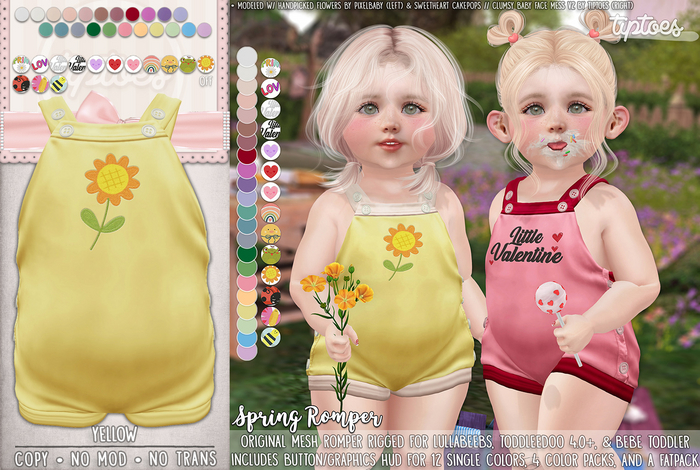 . tiptoes - Spring Romper - Yellow