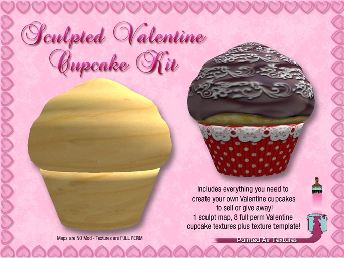 (PAT Sculpted Valentine Cupcake Kit)