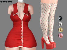 Nobia Dress SET - 07 • LaraX • Reborn • Legacy • Waifu • Perky