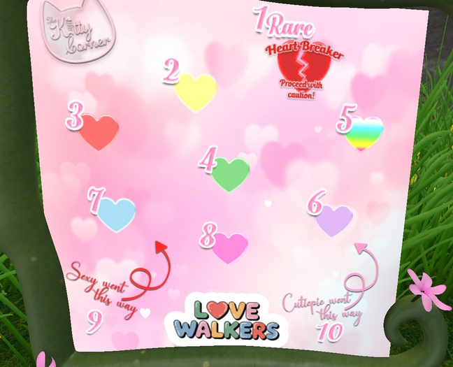 7 - Love Walkers - Blue  Heart