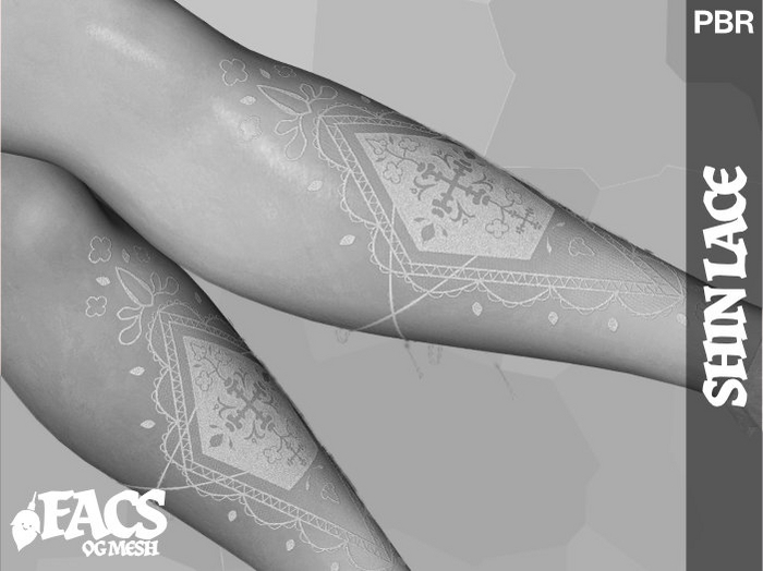 Shin Lace Applique DEMO