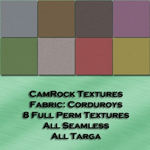 CamRock Textures: Fabric - Corduroy