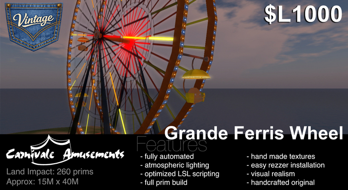 The Grande Ferris Wheel 2010 - 2026 Script Update