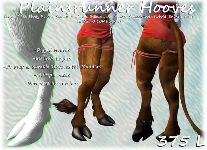 ~KWI~ Plainsrunner Hooves