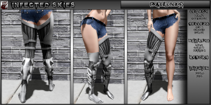 *IS* Cyber Legs Female Silver