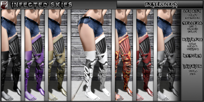 *IS* Cyber Legs Female FATPACK 