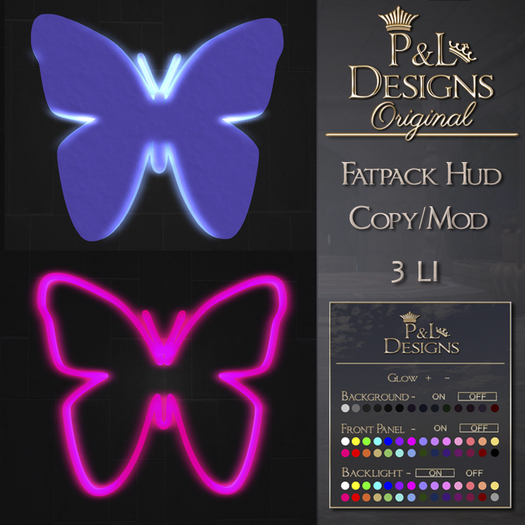 [P&L] - Neon Backlight - Butterfly