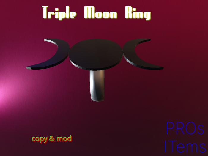 Triple Moon Ring
