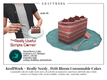 KraftWork + Really Needy Petit Bloom Consumable Cakes . SC M