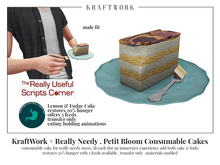 KraftWork + Really Needy Petit Bloom Consumable Cakes . LF M