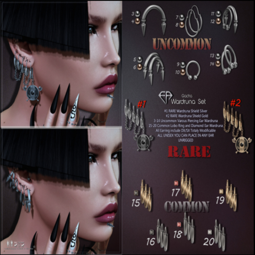 20.E.A.St. Wardruna Ring Diamond Silver/ Silver COMMON