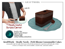 KraftWork + Really Needy Petit Bloom Consumable Cakes . DC M