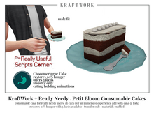 KraftWork + Really Needy Petit Bloom Consumable Cakes . CM M