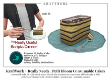 KraftWork + Really Needy Petit Bloom Consumable Cakes . CF M