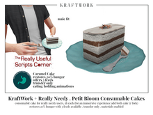 KraftWork + Really Needy Petit Bloom Consumable Cakes . CC M