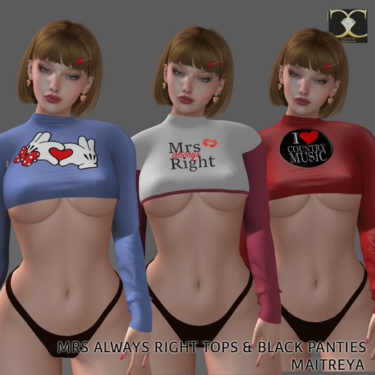 MRS ALWAYS RIGHT TOPS