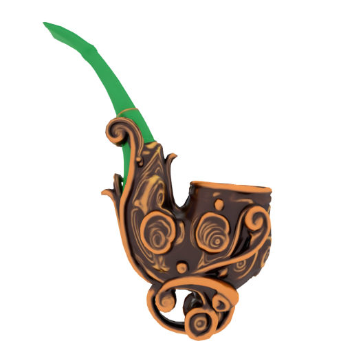 LL stpatrickpipe547 Full Perm Saint Patrick's pipe knickknack decoration St. Patty's Day