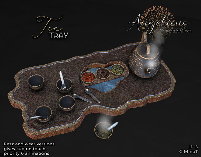 . AngelicUs. Tea tray