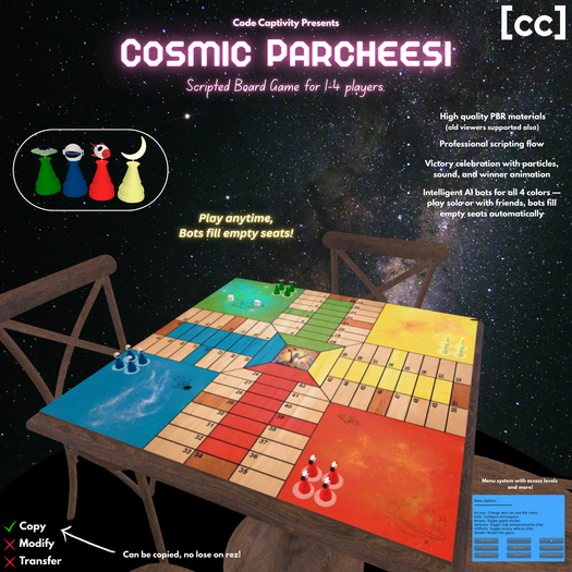 Code Captivity - Parcheesi (Cosmic Edition)