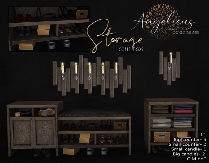 .AngelicUs. Storage counters 