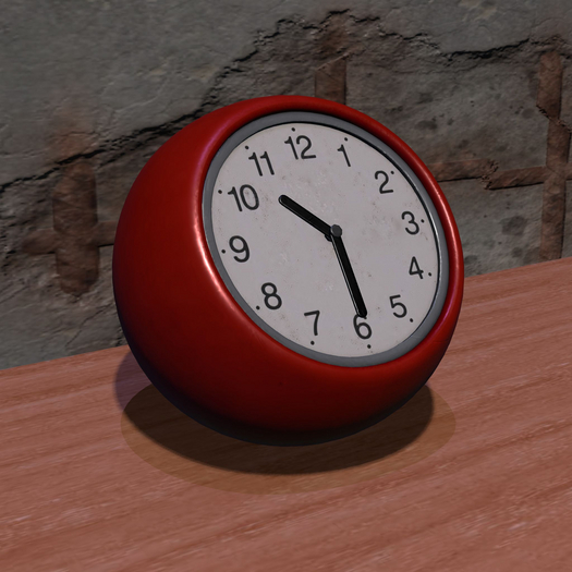 {Unflat Stuff} Retro Table Clock