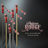 POISON ROUGE Hana kanzashI Red