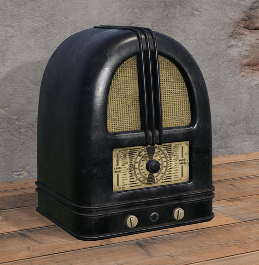 {Unflat Stuff} Antique Radio
