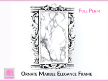 Ornate Marble Elegance Frame – Baroque Wall Decor FULL PERM 