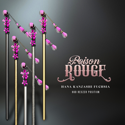 POISON ROUGE Hana KanzashI Fuchsia