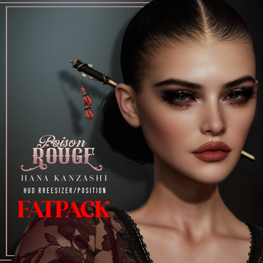 POISON ROUGE Hana kanzashI FATPACK 