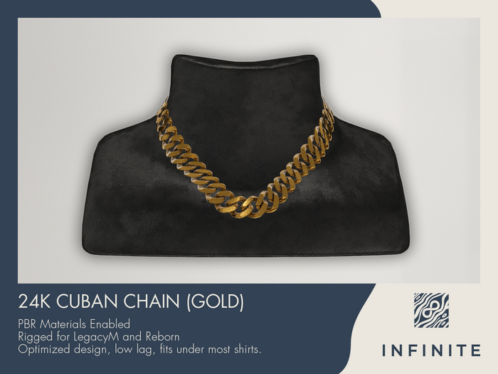 Infinite - 24k Cuban Chain (Gold)