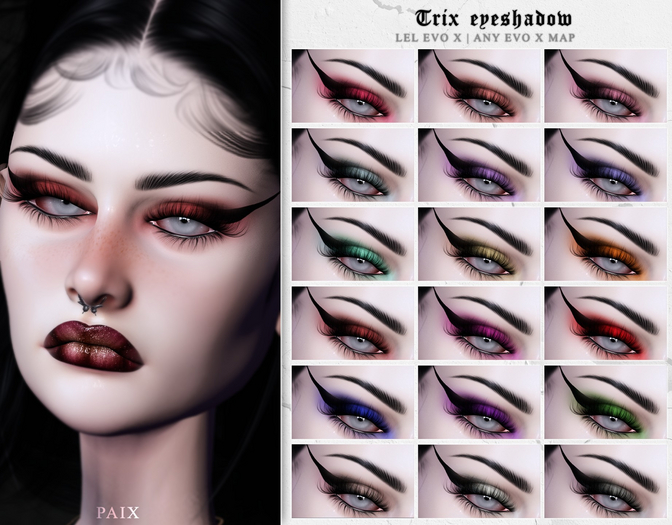 [PAIX] Trix Eyeshadows - [FATPACK]