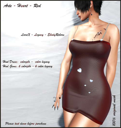 Arte - Heart - Red