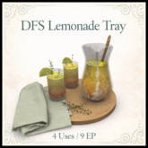 DFS Lemonade Tray - ACTUAL ITEM