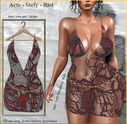 Arte - Stefy - Dress Red