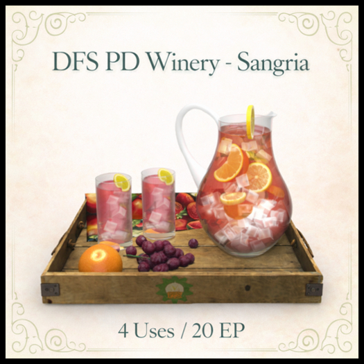 DFS PD Winery - Sangria - ACTUAL ITEM