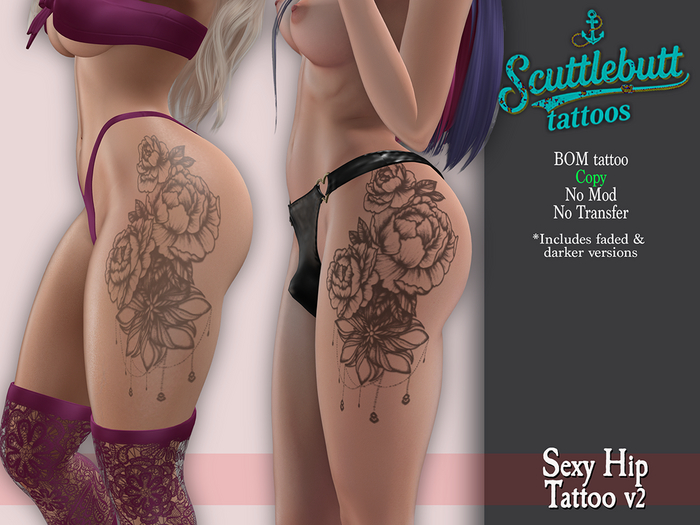 .::Scuttlebutt::. Sexy Hip Tattoo 2