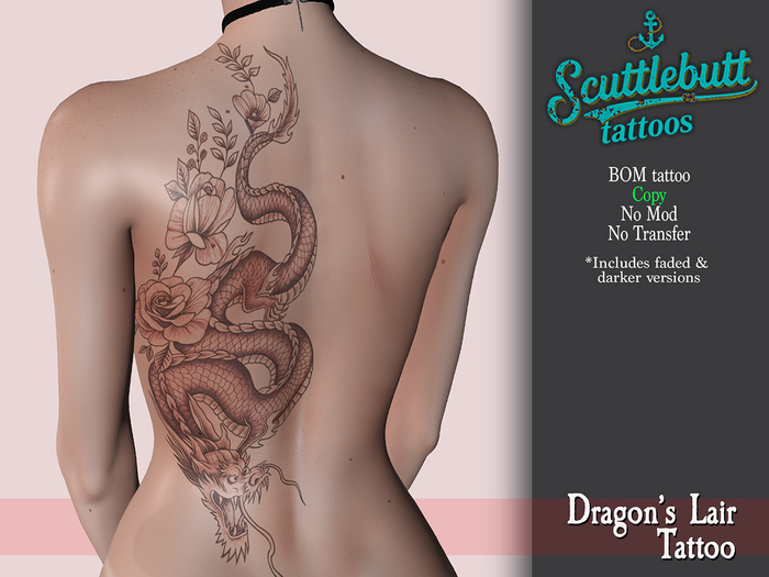 .::Scuttlebutt::. Dragon's Lair Tattoo