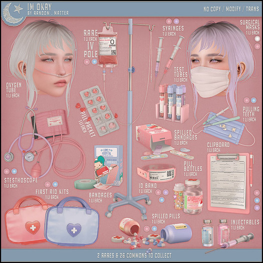 .random.Matter. - Im Okay - IV Pole [Pink] - RARE