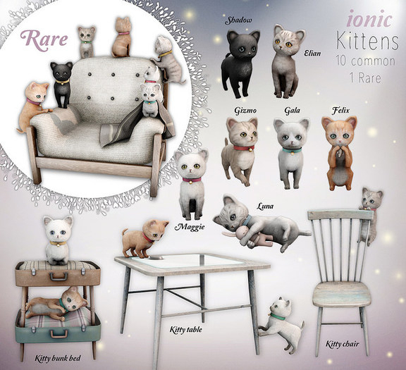 *ionic* Kitten Throne - RARE