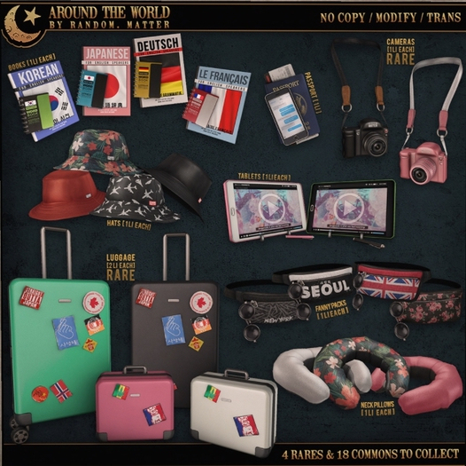 .random.Matter. - Around The World - Camera [Pink] RARE