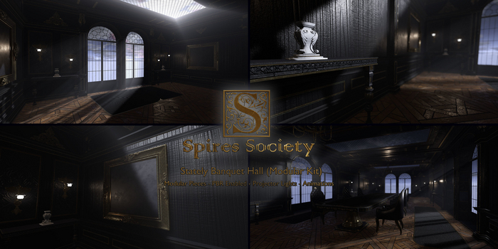 Spires Society - Stately Banquet Hall (Modular Building Kit)