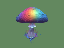 Rainbow Mushroom #3