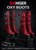 D4NGER- OXY BOOTS RED/ FATPACK PACK (V1+V2)