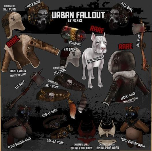 Foxes - Urban Fallout - Hound - White [box] RARE [TRANSFER]