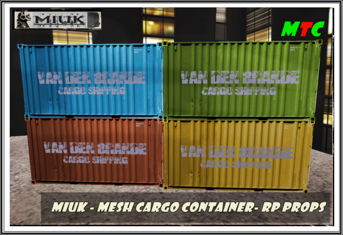 MIUK -  Mesh Cargo Container-  RP Props