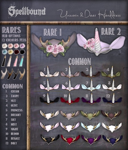 +Spellbound+ Regal Deer Headdress RARE [TRANSFER]