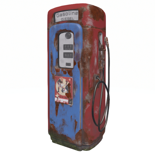 Rusty Gasoline pump